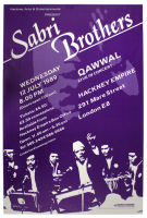 Hackney Empire poster : Sabri brothers Qawwali live in concert