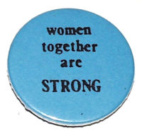 Women's badge : Women together are strong