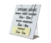 Shop Sign- F. Cooke & Sons Shop Opening Hours