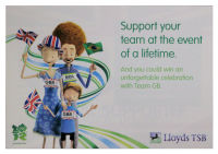 Lloyd TSB leaflet inviting to support Team GB at the 2012 Games