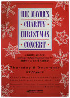 Concert poster : The Mayor's Charity Christmas Concert