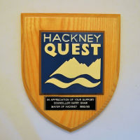 Hackney Quest wall shield
