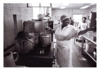 Photograph: Chef at St Leonard's Hospital