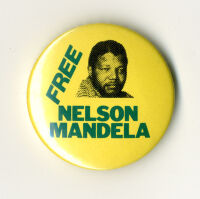 Badge - Free Nelson Mandela