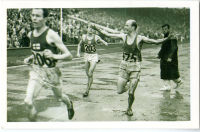 Belgian runner Gaston Reiff winning the 5000m in Olympics 1948