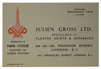 Business card : Julien Gross Ltd