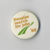 Badge - Peoples march for jobs '83