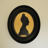Silhouette portrait : Mrs. Hartridge