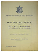 Civic banquet menu