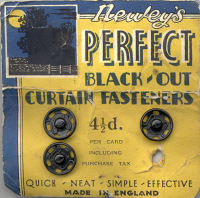 Newley's perfect black-out curtain fasteners
