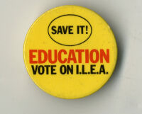 Badge - 'Education Vote On I.L.E.A' 