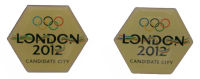 London 2012 Olympics pin badges