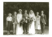 Wedding photograph (black and white)