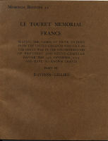 Memorial register : Le Touret Memorial Part III