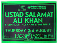 Poster: Ustad Salamat Ali Khan
