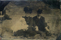 Photograph -  Ellen & Walter James le Conte with their daughter