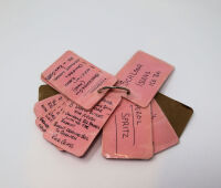 The Glory cocktail recipe cards 