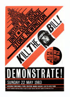Kill The Police Bill poster