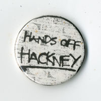 Hands off Hackney badge