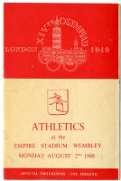 London Olympics 1948 Athletics programme