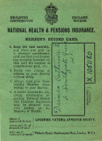 Member's Record Card - National Health & Pensions Insurance 