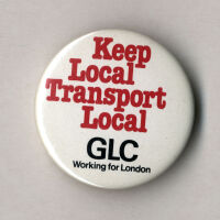 Badge - 'Keep local transport local' 