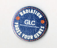 'Radiation fades your genes' badge