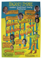 Hackney Empire poster : Robin Hood and the babes in the wood...Hackney Empire
