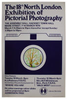 Poster - 18th North London Exhibition of Pictorial Photography