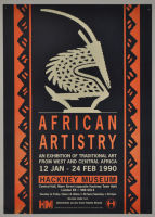 Exhibition poster : African Artistry