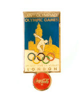 1948 Olympic games pin badge