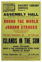 Concert poster : Johann Strauss/Islands in the Sun
