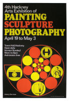 Exhibition poster : Painting, Sculpture, Photography