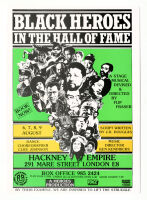 Hackney Empire handbill : Black Heroes ..