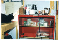 Photograph: Cat at Lenthall Road Workshop