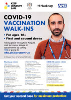 Poster: COVID-19 Vaccination Walk-Ins