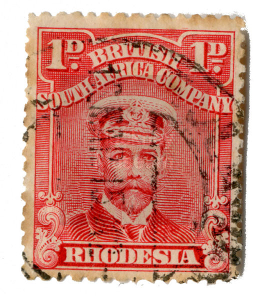 Stamp British South Africa Company Rhodesia Hackney Museum