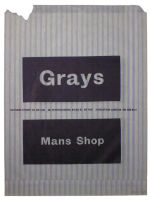Paper bag : Grays' Mans Shop