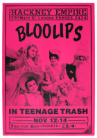 Poster: Bloolips Drag Theatre performance at Hackney Empire