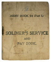 Soldiers service and pay book