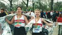 Hackney Women Harriers - London Marathon Finish April 2000