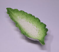 Ceramic cabbage leaf dish