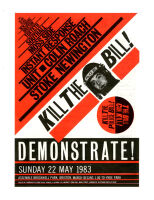 Kill The Police Bill leaflet