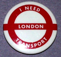 London Transport badge : I need London Transport