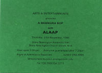 Ticket - A Bhangra Bop with Alaap