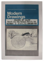 Exhibition poster : Modern Drawings