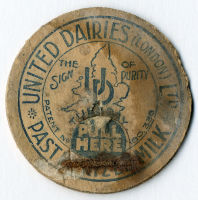 Bottle cap: United Dairies