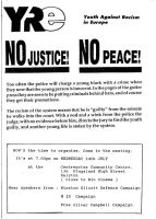 Youth Against Racism in Europe - No Justice No Peace