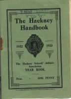 School sports booklet : Hackney Schools Athletic ... Handbook