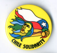 'Chile solidarity' badge